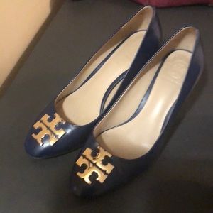 Navy Tory Burch Heels